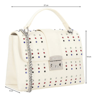 Bolsa Crossbody WESTIES Hbamarillo3we  Sintetico Color Blanco