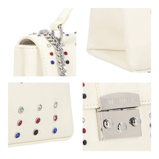 Bolsa Crossbody WESTIES Hbamarillo3we  Sintetico Color Blanco