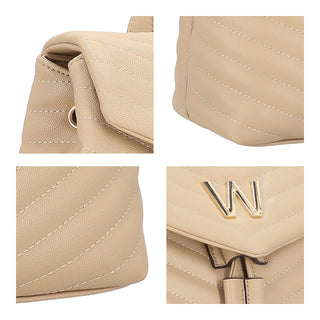 Mochila WESTIES Hbazaroluswe  Sintetico Color Beige