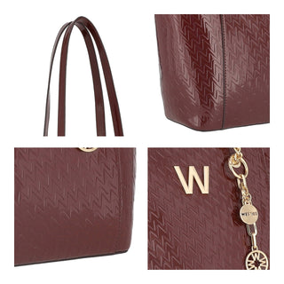 Bolsa Tote WESTIES Hbchoi2we  Charol piel Color Multicolor