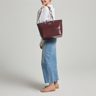 Bolsa Tote WESTIES Hbchoi2we  Charol piel Color Multicolor