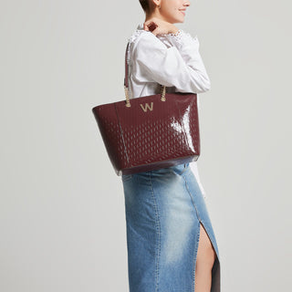 Bolsa Tote WESTIES Hbchoi2we  Charol piel Color Multicolor
