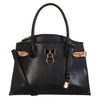 Bolsa de Mano WESTIES Hbepimeteo4we Irizt Sintetico Color Negro