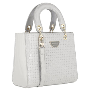 Bolsa de Mano WESTIES Hbgeorges2we  Charol sintético Color Gris