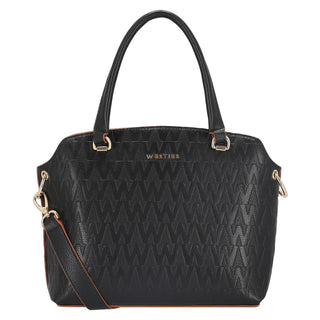 Bolsa de Mano WESTIES Hbheiranwe Elatior Sintetico Color Negro