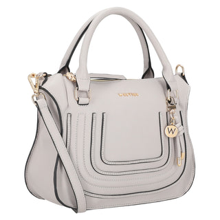 Bolsa de Mano WESTIES Hbkalinowe  Sintetico Color Gris