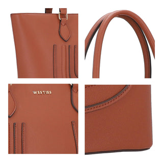 Bolsa Tote WESTIES Hbkalolawe  Sintetico Color Cafe