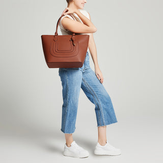 Bolsa Tote WESTIES Hbkalolawe  Sintetico Color Cafe