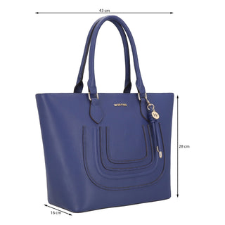 Bolsa Tote WESTIES Hbkalolawe  Sintetico Color Azul