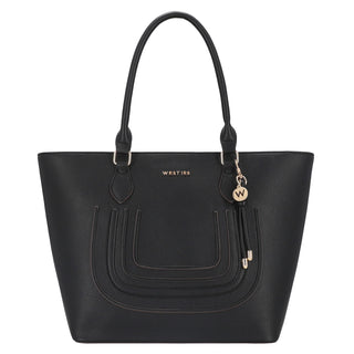 Bolsa Tote WESTIES Hbkalolawe  Sintetico Color Negro