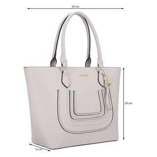 Bolsa Tote WESTIES Hbkalolawe  Sintetico Color Gris