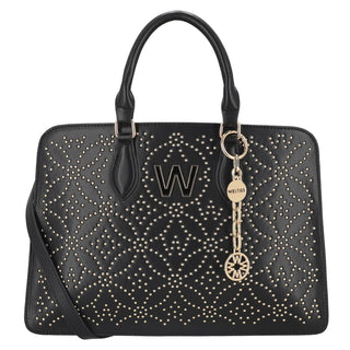 Bolsa de Mano WESTIES Hbkrampus3we  Sintetico mo Color Negro