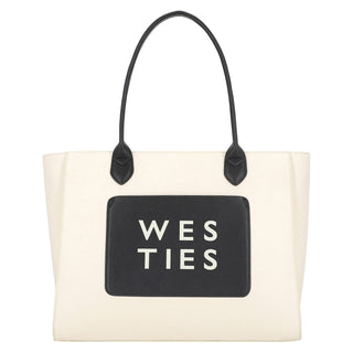 Bolsa Tote WESTIES Hbkumaeewe  Sintetico Color Blanco