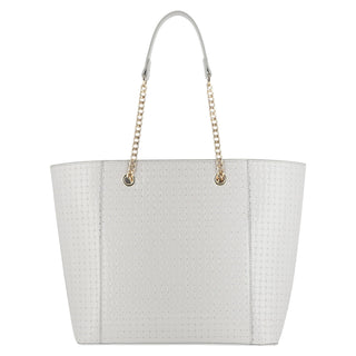 Bolsa Tote WESTIES Hblibba4we  Charol sintético Color Gris