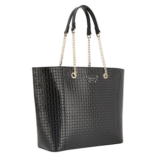 Bolsa Tote WESTIES Hblibba4we  Charol sintético Color Negro