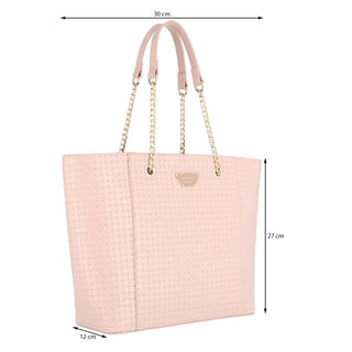 Bolsa Tote WESTIES Hblibba4we  Charol sintético Color Rosa