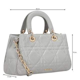 Bolsa de Mano WESTIES Hblippiawe Elikai Sintetico Color Gris