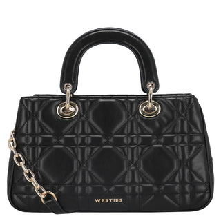 Bolsa de Mano WESTIES Hblippiawe Elikai Sintetico Color Negro