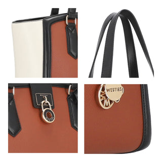 Bolsa Tote WESTIES Hblockette4we Melissha Sintetico Color Multicolor