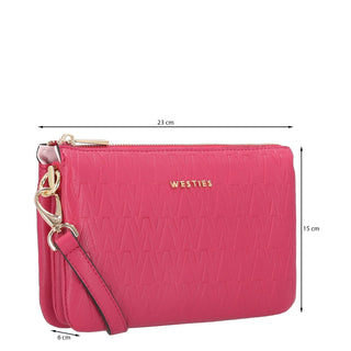Bolsa Crossbody WESTIES Hbmagellawe Elatior Sintetico Color Rosa