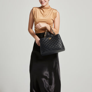Bolsa de Mano WESTIES Hbmaitasunawe Chesnutbud Sintetico Color Negro