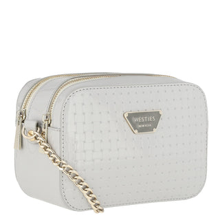Bolsa Crossbody WESTIES Hbmikeel6we  Charol sintético Color Gris