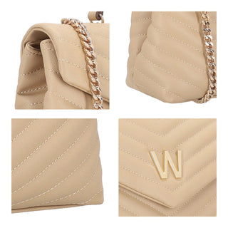 Bolsa Shoulder WESTIES Hbmonogynawe  Sintetico Color Beige