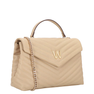 Bolsa Shoulder WESTIES Hbmonogynawe  Sintetico Color Beige