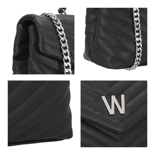 Bolsa tote WESTIES Hbmonogynawe Grataegu Sintetico Color Negro