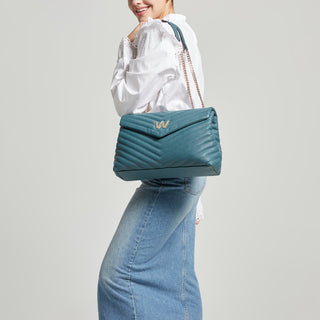Bolsa Shoulder WESTIES Hbmonogynawe  Sintetico Color Azul