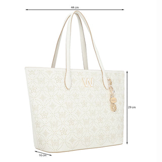 Bolsa Tote WESTIES Hbnobili3we  Sintetico mo Color Blanco