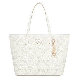 Bolsa Tote WESTIES Hbnobili3we  Sintetico mo Color Blanco