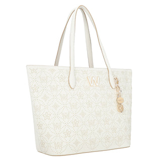 Bolsa Tote WESTIES Hbnobili3we  Sintetico mo Color Blanco