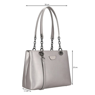 Bolsa Tote WESTIES Hbpyro2we Lemoncheese Sintetico Color Metalico