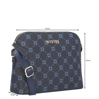 Bolsa Crossbody WESTIES Hbsalmina4we Giovanna Sintetico mo Color Azul