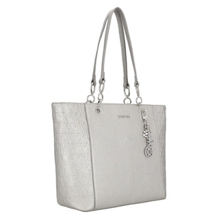 Bolsa Tote WESTIES Hbtelescope2we Elatior Sintetico Color Metalico