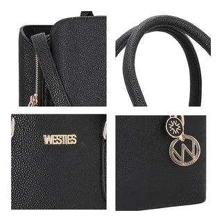 Bolsa de Mano WESTIES Hbyardage14we Anatole Sintetico Color Negro