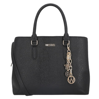 Bolsa de Mano WESTIES Hbyardage14we Anatole Sintetico Color Negro