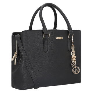 Bolsa de Mano WESTIES Hbyardage14we Anatole Sintetico Color Negro