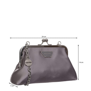 Bolsa Clutch WESTIES Hbzoilowe  Textil Color Metalico