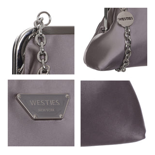 Bolsa Clutch WESTIES Hbzoilowe  Textil Color Metalico