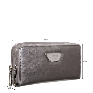 Cartera WESTIES Hbgianni18we Lemoncheese Sintetico Color Metalico