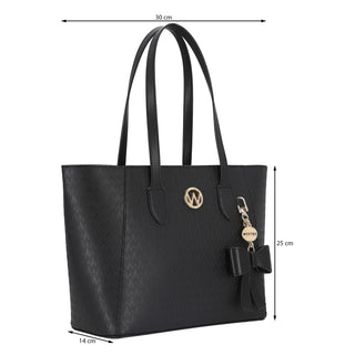 Bolsa Tote WESTIES Hbjanika3we  Sintetico mo Color Negro