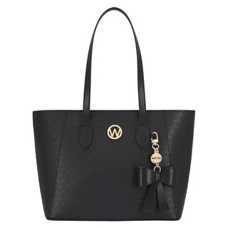 Bolsa Tote WESTIES Hbjanika3we  Sintetico mo Color Negro