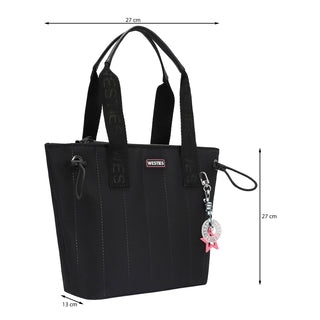 Bolsa Tote WESTIES Hbrhaegar5we  Textil Color Negro