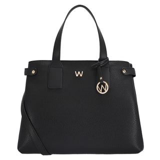 Bolsa de Mano WESTIES Hbquinary22we  Sintetico Color Negro