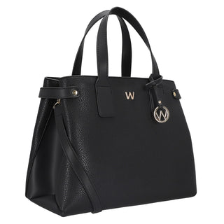 Bolsa de Mano WESTIES Hbquinary22we  Sintetico Color Negro
