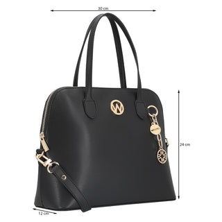 Bolsa de Mano WESTIES Hbhelsing18we  Sintetico Color Negro
