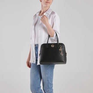 Bolsa de Mano WESTIES Hbhelsing18we  Sintetico Color Negro