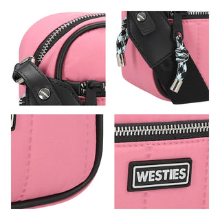 Bolsa Crossbody WESTIES Hbcapuchina8we  Textil Color Rosa